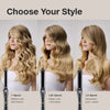 The Paul Mitchell Clipped 3-in-1 Ceramic Interchangeable Curling Iron has 3 clip barrels to create infinite styles.