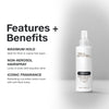 Paul Mitchell Freeze and Shine Hairspray: non-aerosol hairspray delivers maximum hold with a cucumber melon scent.