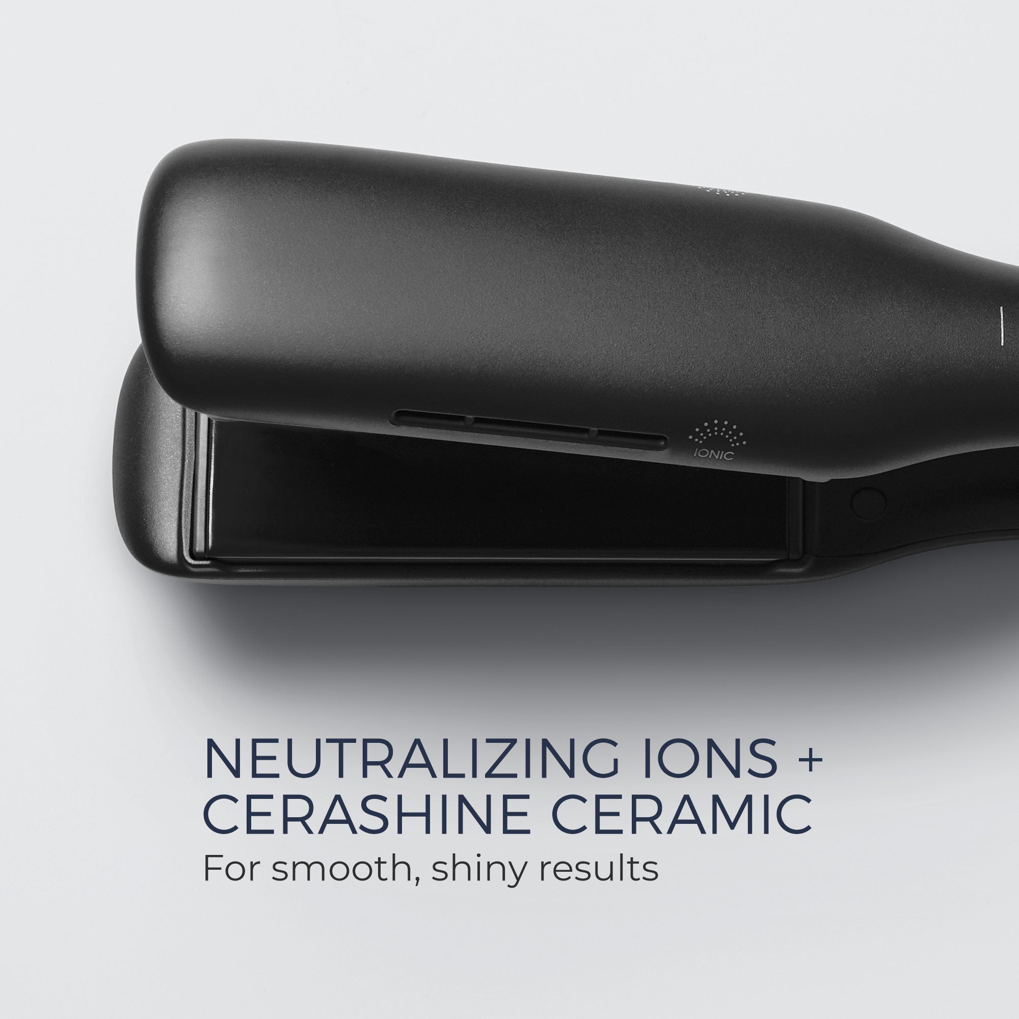 The Neuro Smooth+ 1.75" flat iron has neutralizing ions and CeraShine ceramic for shiny, frizz-free results.