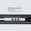 The Neuro Smooth+ 1.75" Ceramic Straightening & Styling Iron has adjustable heat settings up to 450°F  for every hair type.
