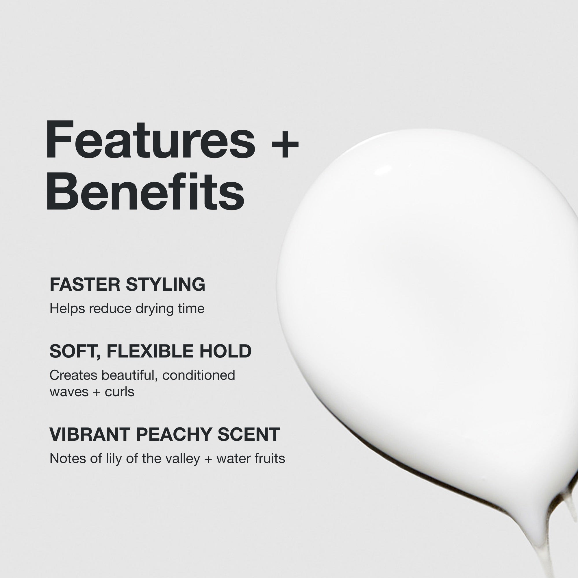 Paul Mitchell Quick Slip Styling Cream: helps reduce drying time for wavy and curly hair with vibrant, peachy scent.