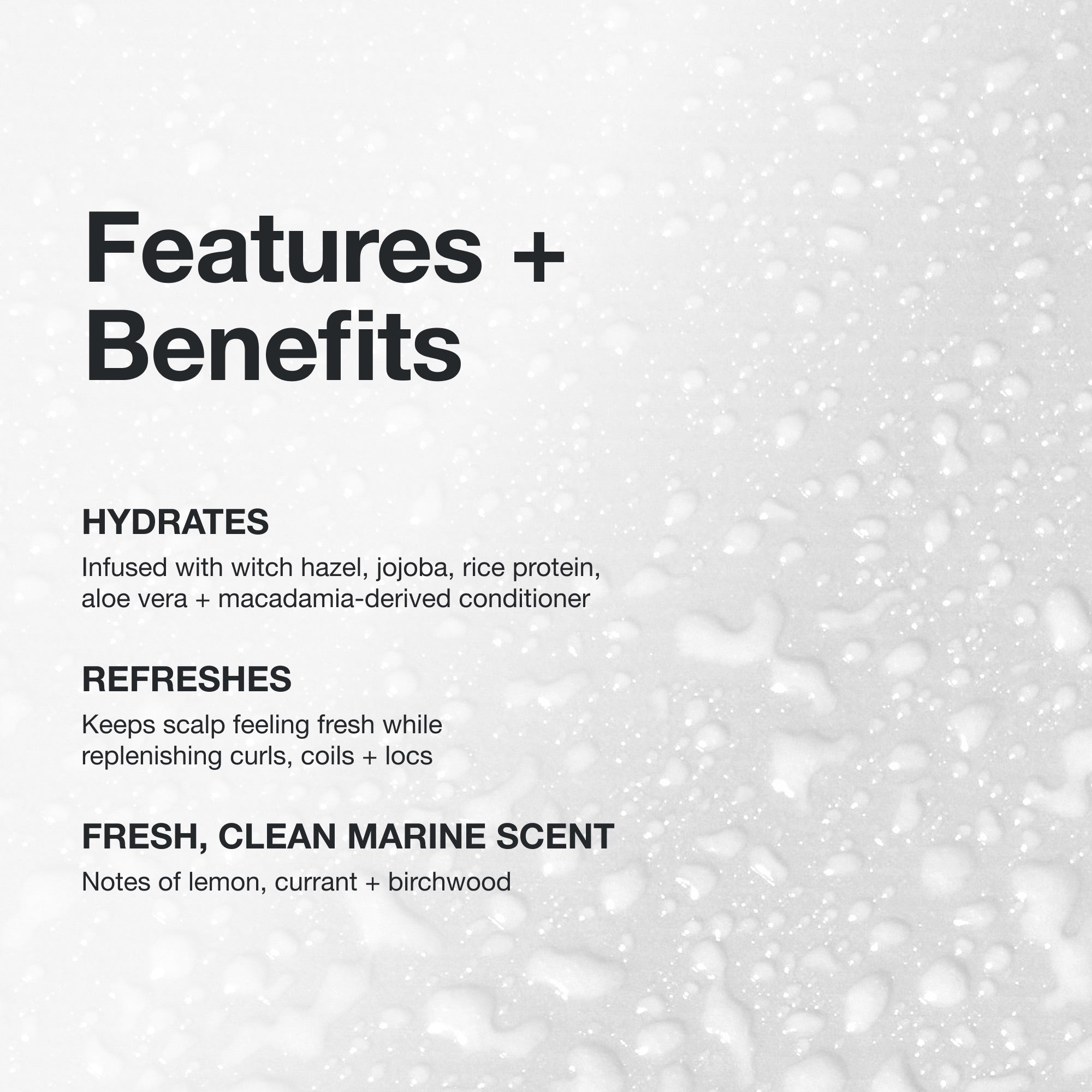 Paul Mitchell Refreshing Mist: hydrates and refreshes scalp while replenishing curls and coils with a fresh, clean scent.