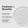 Paul Mitchell Round Trip Defining Serum: helps reduce drying time for wavy and curly hair with a juicy, tropical fruit scent.