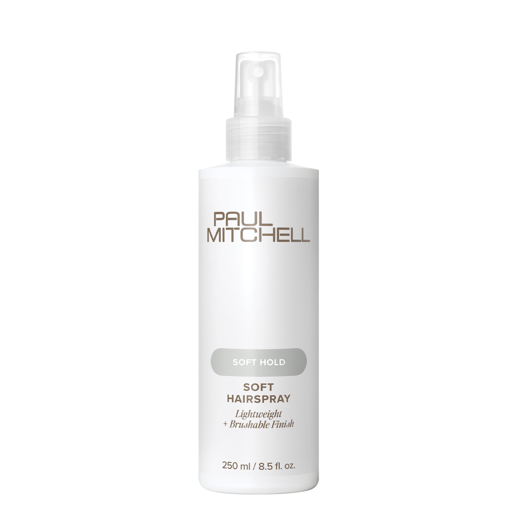 Paul Mitchell Soft Hairspray is a light, natural-hold hairspray that creates a touchable finish.