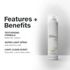 Paul Mitchell Texturizing Spray: texturizing formula that builds body and fullness with a light, clean scent.