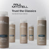 Before and after conditioning hair with Paul Mitchell The Conditioner for smooth