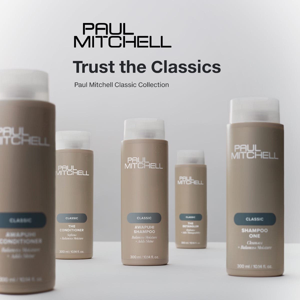 Before and after conditioning hair with Paul Mitchell The Conditioner for smooth
