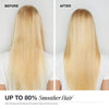 frizz-free hair after using Paul Mitchell Super Smooth Conditioner.