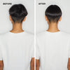 Before and after using Paul Mitchell Super Skinny Relaxing Balm for smoother